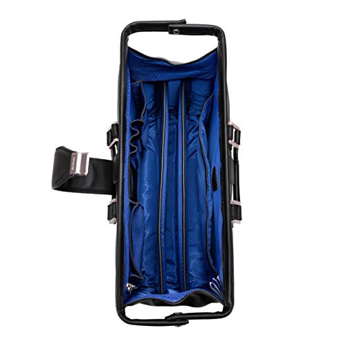 McKlein, V Series, Morgan, Top Grain Cowhide Leather, 17' Leather Litigator Briefcase, Black (83345)