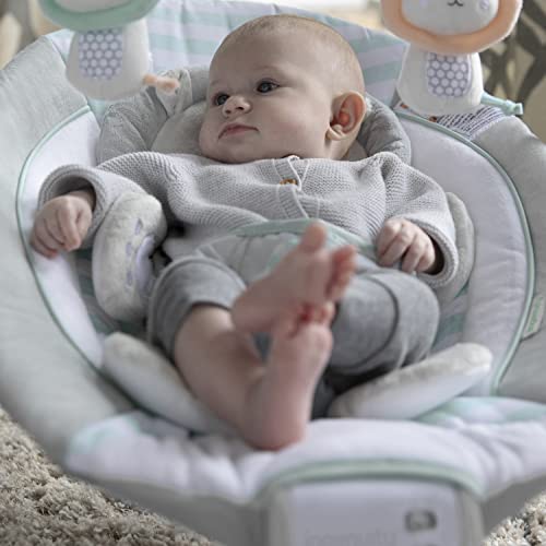 Ingenuity Baby Bouncer Seat with Vibration and Music - Landry The Lion