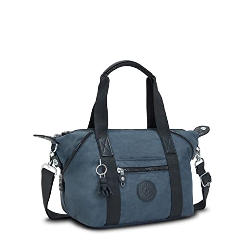Kipling Women's Art Mini Tote Bag, Lightweight Small Weekender, Travel Handbag, Nocturnal Grey