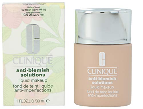Clinique Anti-Blemish Solutions Liquid Makeup Cn 28, 02 Fresh Ivory, 1 Fl Oz