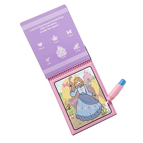 Melissa and Doug On the Go Water Wow! Reusable Water-Reveal Activity Pad - Fairy Tale - Imagine Ink Coloring Book, Stocking Stuffers For Kids Ages 3+, Travel Toys For Toddlers