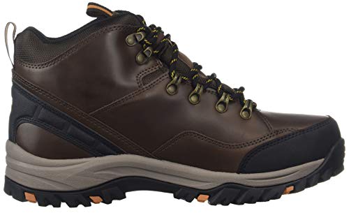 Skechers Men's RELMENT-TRAVEN Hiking Boot, dkbr, 11 Medium US