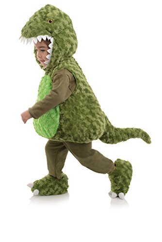 Underwraps Jumpsuit Toddler's T-Rex Belly Babies Costume, Green, Medium (18-24)