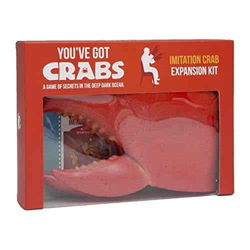 You've Got Crabs by Exploding Kittens: Imitation Crab Expansion Pack - Family Friendly Party Games - Card Games for Adults, Teens and Kids