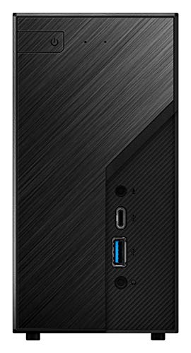 Skytech Mini PC X1 Gaming PC Desktop – AMD Ryzen 5 5600G 3.9 GHz, Radeon Graphics, 500GB NVME SSD, 16GB DDR4 SODIMM RAM, 120W AC Adapter/Wi-Fi, Windows 10 Home 64-bit