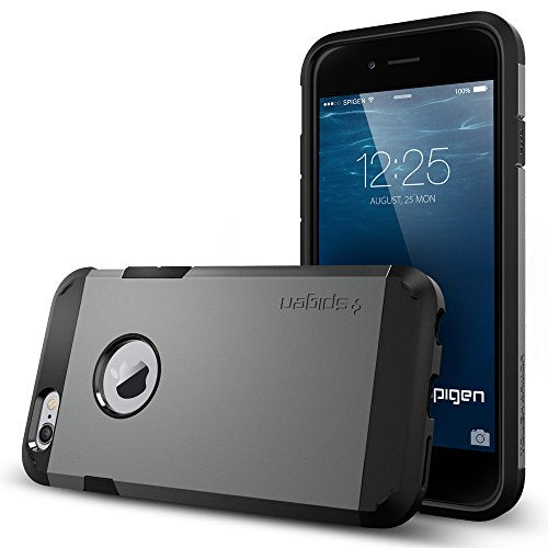 Spigen Tough Armor Designed for iPhone 6 (2014) / Designed for iPhone 6s (2015) - Gunmetal