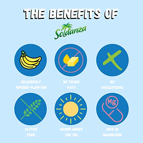 Soldanza Maduritos Plantain Chips, Ripe, 2.5 Ounce (Pack of 24)