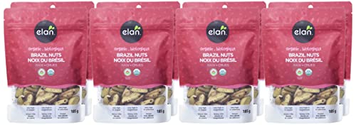 ELAN Organic Raw Brazil Nuts, 52 Oz, Non-GMO, Vegan, Gluten-Free
