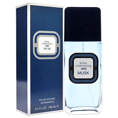 Royal Copenhagen Musk For Men. Cologne Spray 3.4 Oz