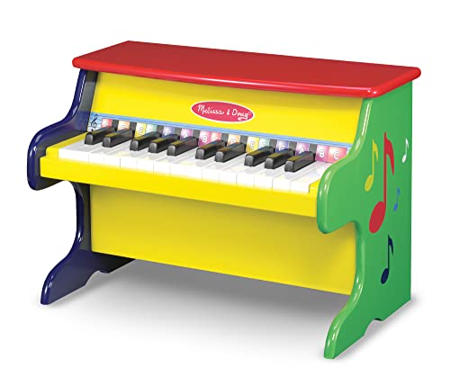 Melissa and Doug Learn-To-Play Piano With 25 Keys and Color-Coded Songbook - Toy Piano For Baby, Kids Piano Toy, Toddler Piano Toys For Ages 3+