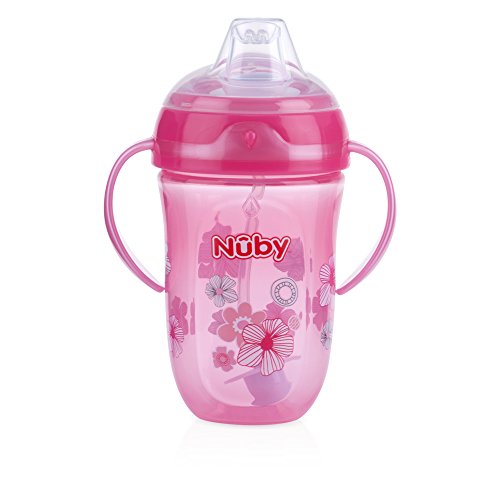 Nuby 360 2 Handle Comfort Cup, Girl, 9 Ounce, 1 Count