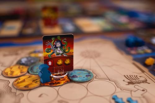 Orichalcum Board Game, Fast-Paced Strategy Game, Exploration Game, Adventure Game, Family Game for Kids and Adults, Ages 12+, 2-4 Players, Avg. Playtime 45 Minutes, Made by Pandasaurus Games