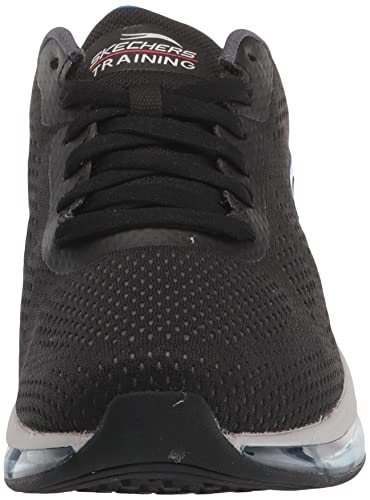 Skechers Men's Skech Air Element 2.0 Ventin Oxford, Black/Blue, 9.5