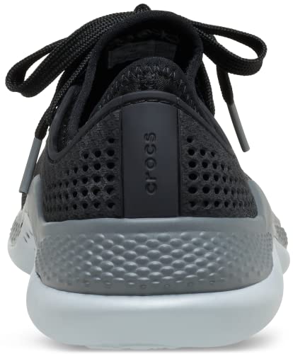 Crocs Men's LiteRide 360 Pacer Sneakers, Black/Slate Grey, 8 Men