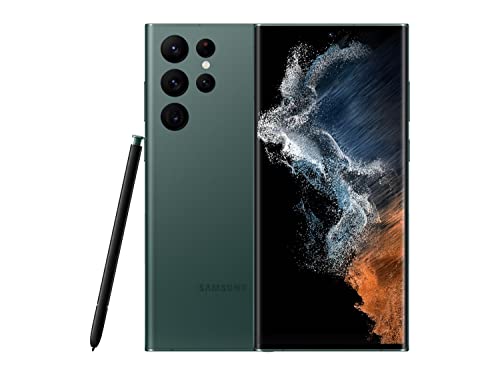 SAMSUNG Galaxy S22 Ultra Cell Phone, Factory Unlocked Android Smartphone, 256GB, 8K Camera and Video, Brightest Display Screen, S Pen, Long Battery Life, Fast 4nm Processor, US Version, Green