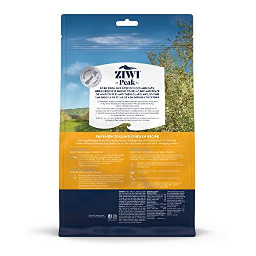 ZIWI Peak Air-Dried Dog Food – All Natural, High Protein, Grain Free and Limited Ingredient with Superfoods (Chicken, 1.0 lb)