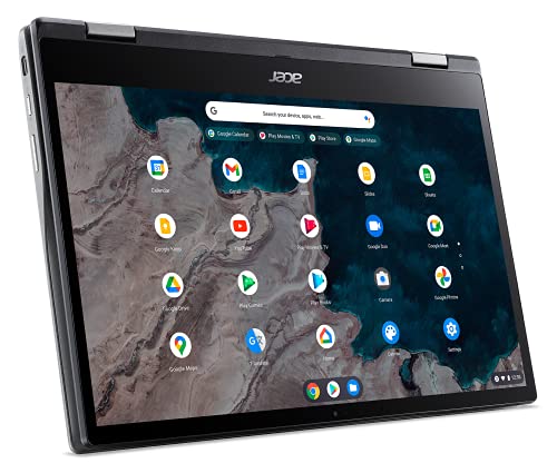 Acer Chromebook Spin 513 R841LT-S6DJ | 13.3' FHD IPS Touch Corning Gorilla Glass Display | Qualcomm Snapdragon 7c Compute Platform | 8GB LPDDR4X | 128GB eMMC | 4G LTE | WiFi 5 | Chrome OS, Gray