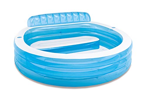 Intex Swim Center™ Inflatable Family Lounge Pool, 90' X 86' X 31', for Ages 3+