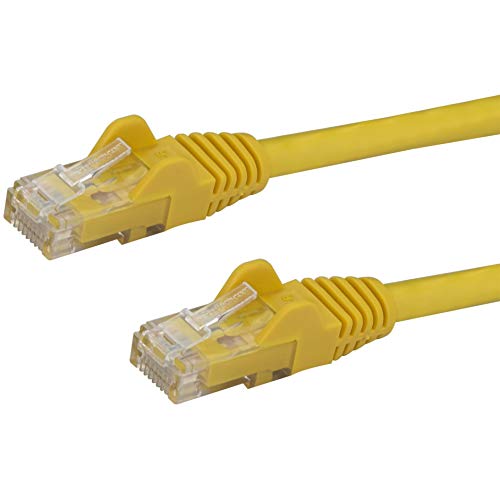 StarTech.com 15ft CAT6 Ethernet Cable - Purple CAT 6 Gigabit Ethernet Wire -650MHz 100W PoE RJ45 UTP Network/Patch Cord Snagless w/Strain Relief Fluke Tested/Wiring is UL Certified/TIA (N6PATCH15PL)
