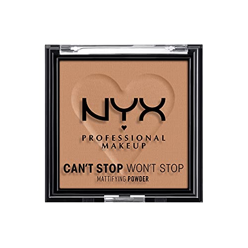 NYX PROFESSIONAL MAKEUP Can't Stop Won't Stop Mattifying Pressed Powder - Caramel