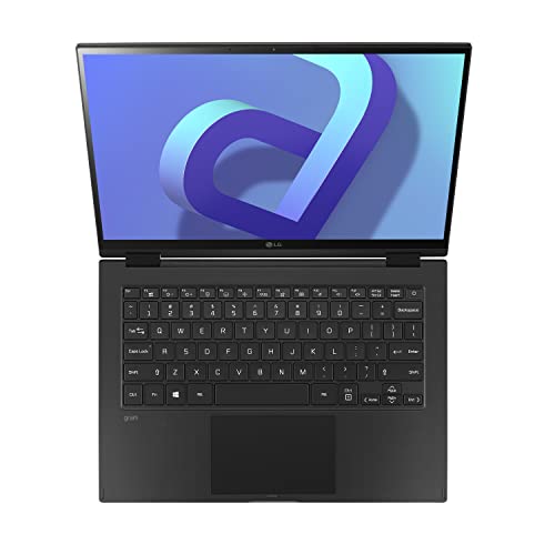 LG gram (2022) 14T90Q 2-in-1 Tablet Laptop, 14' (1920 x 1200) IPS Display, Intel Evo 12th Gen i7 1260P Processor, 16GB LPDDR5, 1TB NVMe SSD, FHD Webcam, WiFi 6E, Thunderbolt 4, Windows 11, Black