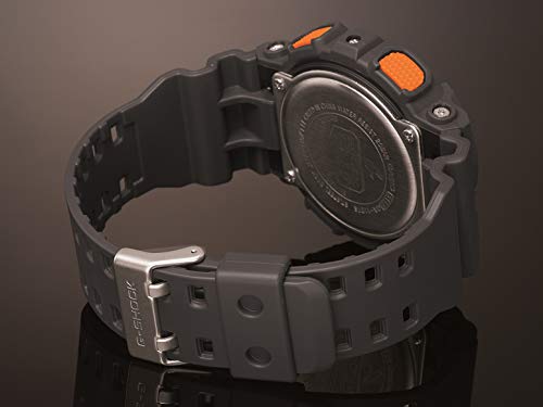 Casio Men's GA-110TS-1A4 G-Shock Analog-Digital Watch With Grey Resin Band