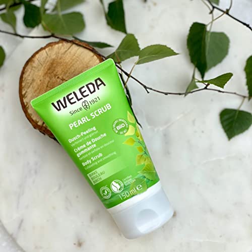 Weleda Birch Body Cleansing Scrub, 5 Fluid Ounce, Plant Rich Cleanser with Birch and Apricot Kernel Oils