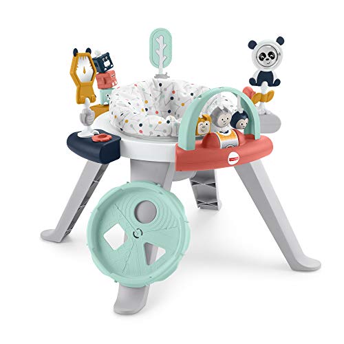 Fisher-Price Baby to Toddler Toy 3-in-1 Spin and Sort Activity Center and Play Table with 10+ Activities, Happy Dots