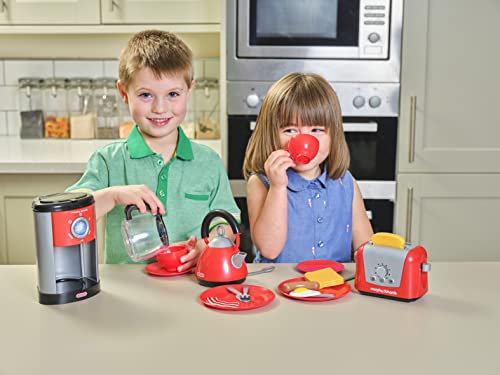 Casdon Morphy Richards Kitchen Set | Toy Kitchen Appliances For Children Aged 3+ | Includes Toaster, Coffee Maker, Kettle and More