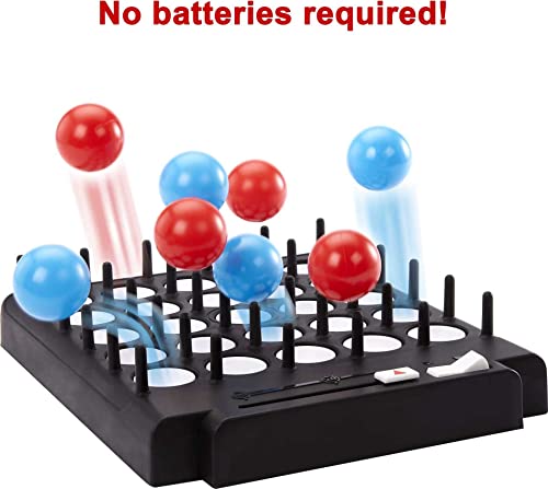 Mattel Games Bounce-Off Pop-Out Party Game for Kids, Adults and Family Night, Bounce Fast or Balls Go Flying for 1-4 Players [Amazon Exclusive]