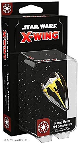 Star Wars X-Wing 2nd Edition Miniatures Game Naboo Royal N-1 Starfighter EXPANSION PACK | Strategy Game for Adults and Teens | Ages 14+ | 2 Players | Avg. Playtime 45 Mins | Made by Atomic Mass Games