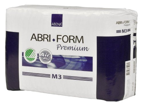 Abena Abri-Form Premium Incontinence Briefs, Level 3, (Medium To Large Sizes) Medium, 22 Count