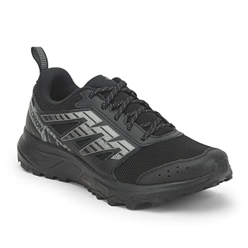 Salomon Men's Wander Trail Running Shoe, Black, 8.5