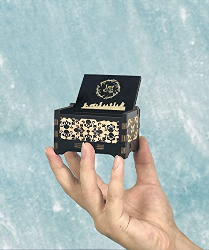 Sooharic Music Box Lord of The Rings, LOTR Merchandise Gifts, Wind Up Mechanism Antique Carved Music Box