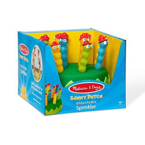 Melissa and Doug Sunny Patch Splash Patrol Sprinkler Toy With Hose Attachment