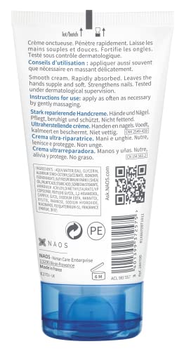 Bioderma - Atoderm Hands and Nails Cream - Cuticle Hand Cream - Nourish and Restores - Repair Hand Cream for Sensitive Dry to Very Dry Hands