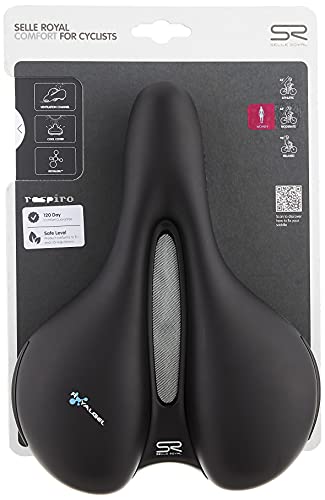 Selle Royal Respiro Women's Moderate Cool Xsenium Bicycle Saddle, Black , Medium
