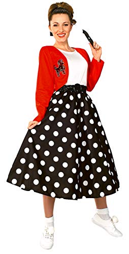 Rubie's womens Fabulous 50's Polka Dot Sock Hop Girl Adult Sized Costumes, As Shown, Standard US