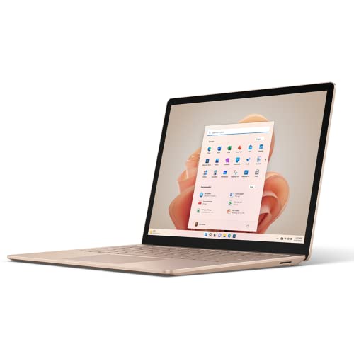 Microsoft Surface Laptop 5 (2022), 13.5' Touch Screen, Thin and Lightweight, Long Battery Life, Fast Intel i5 Processor for Multi-Tasking, 512GB Storage with Windows 11, Sandstone