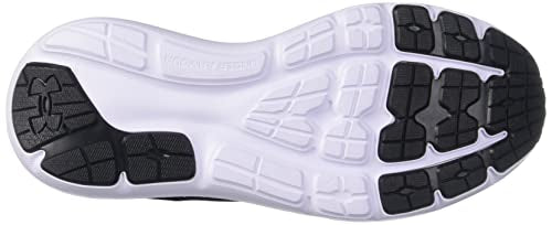 Under Armour Women's Surge 3 Running Shoe, Black (001)/White, 6