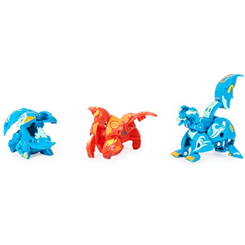 Bakugan Evolutions Starter Pack 3-Pack, Howlkor Ultra with Colossus and Pegatrix, Collectible Action Figures, Ages 6 and Up