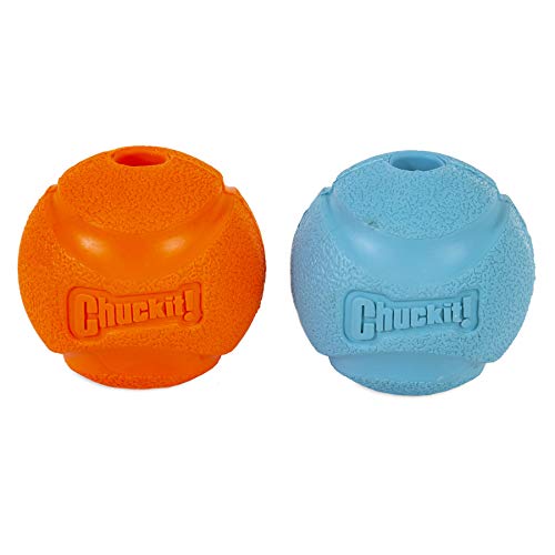 Chuckit! Medium Fetch Ball 2.5', 2 Pack (Colors Vary)