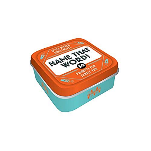 After Dinner Amusements: Name That Word!: 50 Prompts for Family Fun (Family Friendly Card Game, Portable Camping and Holiday Games)