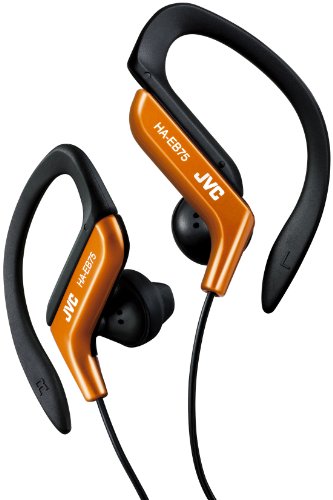 JVC HAEB75D Sports Clip Headphone, Orange, 4.40 x 1.60 x 3.90 inches