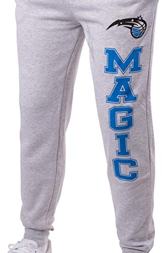 Ultra Game NBA Men's Team Soft Jogger Sweatpants , Left Leg Logo, XX-Large