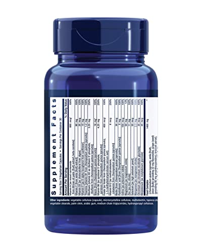 Life Extension Plant-Based Multivitamin – Plant Derived Vitamins and Minerals Supplement for General Health - Nutrients from Fruits and Veggies - Gluten-Free, Non-GMO, Vegetarian – 90 Capsules