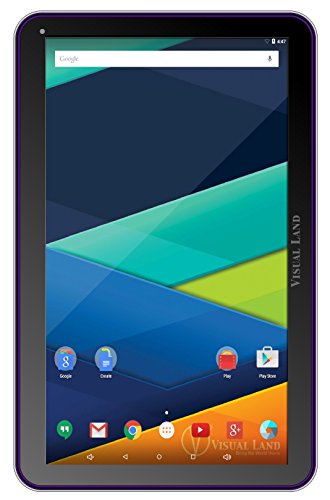 Prestige ELITE A10QL - 10.1-inch QuadCore Android 5.0 Lollipop Tablet with Keyboard Case included Touch screen - Purple