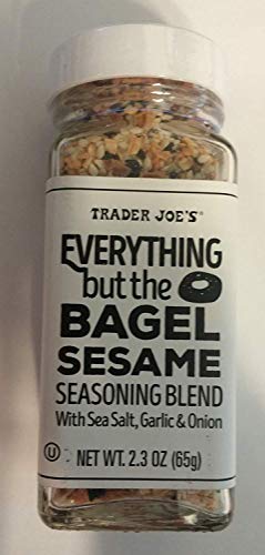 Trader Joe's Seasonings Bundle - Everything But The Bagel Sesame and Chile Lime Seasoning Blends (1 of each)
