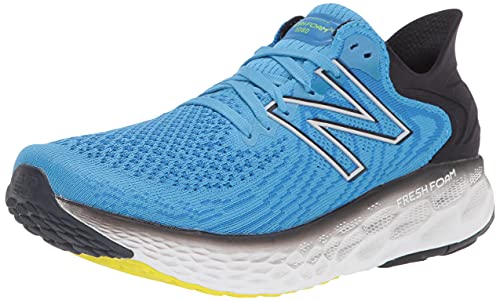 New Balance Men's Fresh Foam 1080 V11 Running Shoe, Helium/Black, 9