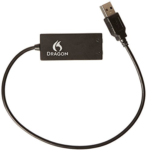 Nuance Dragon USB Headset, Dictate Documents and Control your PC – all by Voice, [PC Disc]